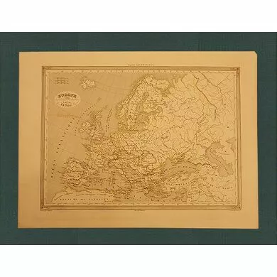 Антикварная карта европейской части Евразии на период 4-5 веков н.э.