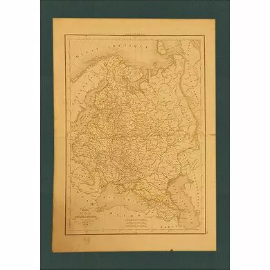Антикварная карта Европейской части Российской империи