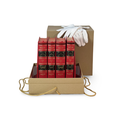 Купить Мао Цзэ-Дун в 4 томах дорогое подарочное издание книг в коже