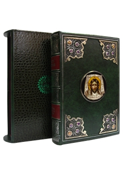 Купить Святое Евангелие дорогое подарочное издание в кожаном переплете