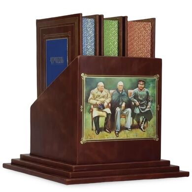 Черчилль Рузвельт Сталин подарочные книги в 3 томах купить | Элитное издание